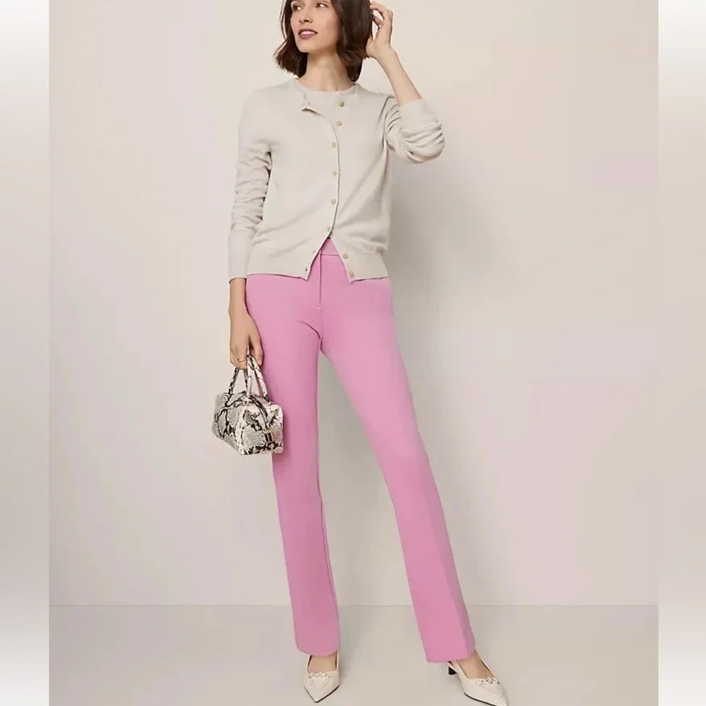 NWT $119 Ann Taylor The Sophia pant in budding blossom sz 2 - Picture 4 of 4